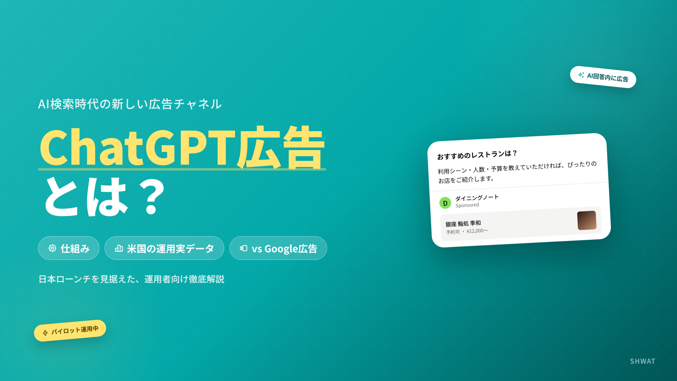 ChatGPT広告