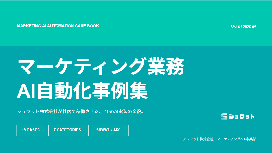 マーケティング業務AI自動化事例集